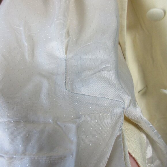 Sezane Christie Jacket Women Blazer 40 Butter Yellow Linen Career Preppy 766 - Picture 9 of 16